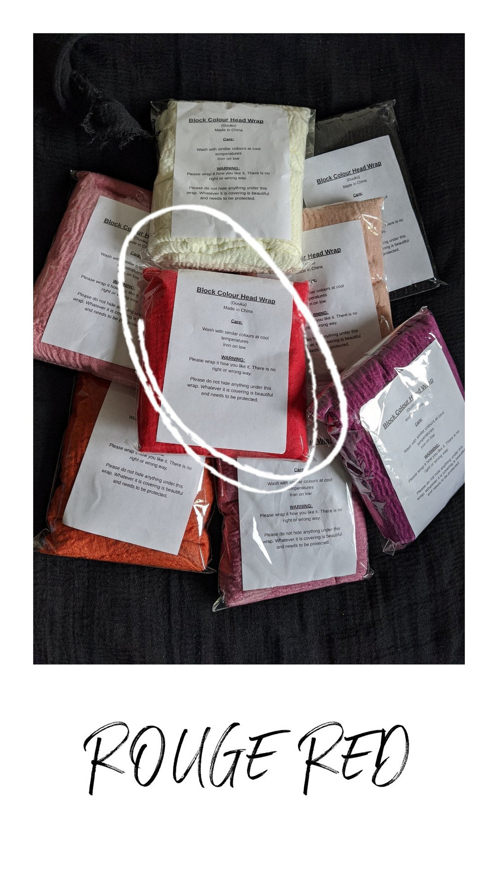 Plain Crinkle Headwrap