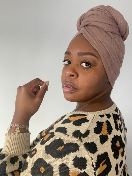 Plain Crinkle Headwrap